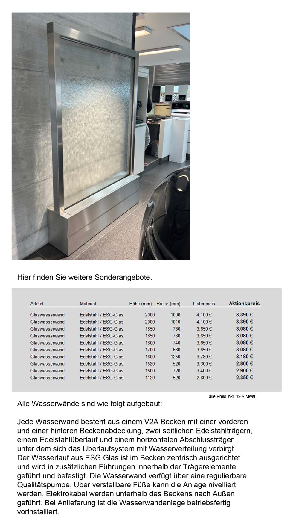 CuboAqua Designerbrunnen schilfgrün